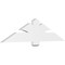 Ekena Millwork Redmond Architectural Grade PVC Gable Bracket, 60"W x 15"H x 2"D x 6"F, 6/12 Pitch GBP060X15X0206RED00 - alternate 1